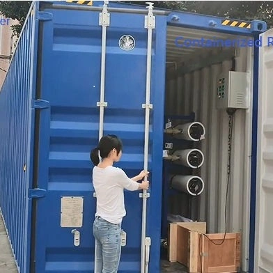 Mobile Containerized Borehole Sea Salt Water Marine RO System RO Filtration System Water Treatment System for Drinking Irrigation