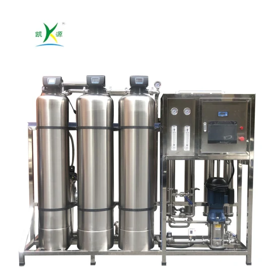 Sistema de tratamiento de agua PLC 1000L/H RO, máquina de filtro de agua potable Industrial SUS, planta purificadora de ósmosis inversa