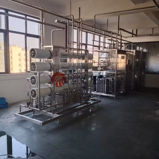Sistema de tratamiento de agua RO 2000L/H para agua de uso en procesamiento de alimentos